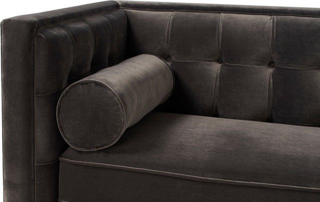 Диван Jack темно-серого цвета - купить Прямые диваны по цене 104000.0