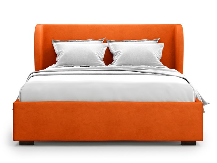 Кровать Tenno 180х200 оранжевого цвета с подъемным механизмом  - купить Кровати для спальни по цене 57300.0