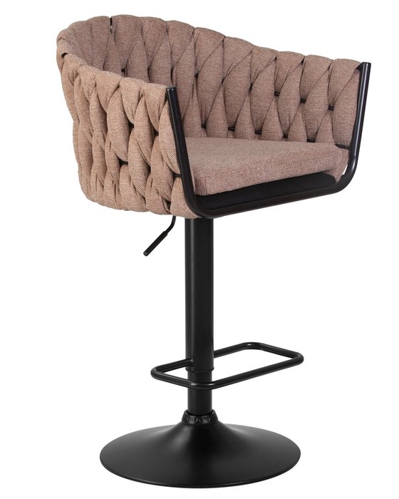 Стул барный Leon коричневого цвета - купить Барные стулья по цене 12810.0