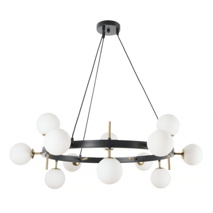 Подвесная люстра MyFar Robert MR2331-12P шарики - лучшие Подвесные люстры в INMYROOM Подвесная люстра MyFar Robert MR2331-12P шарики - лучшие Подвесные люстры в INMYROOM