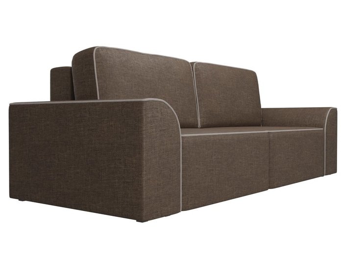 Прямой диван-кровать Вилсон коричневого цвета - лучшие Прямые диваны в INMYROOM