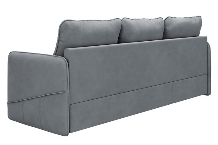 Угловой диван-кровать левый Слим серого цвета - лучшие Угловые диваны в INMYROOM