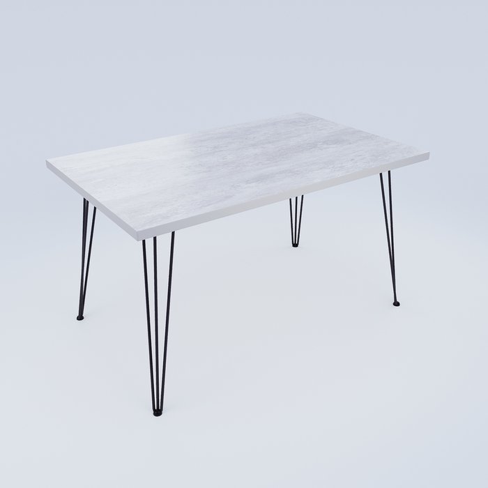 Обеденный стол 90 серого цвета  - купить Обеденные столы по цене 5470.0