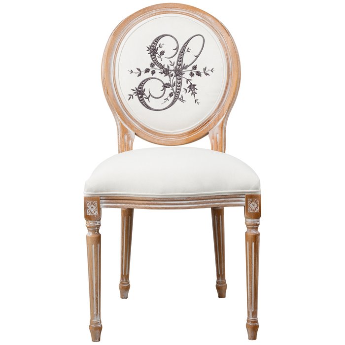 Стул Азбука мечты буква S белого цвета - купить Обеденные стулья по цене 32000.0