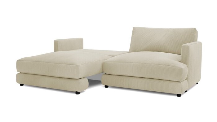 Прямой диван-кровать Ибица светло-бежевого цвета - лучшие Прямые диваны в INMYROOM