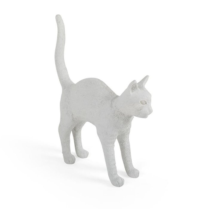 Настольная лампа Jobby The Cat White белого цвета Настольная лампа Jobby The Cat White белого цвета