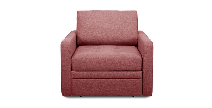 Кресло-кровать Бруно красного цвета  - купить Интерьерные кресла по цене 59112.0