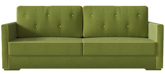 Диван-кровать Харлем Green зеленого цвета - купить Прямые диваны по цене 20450.0