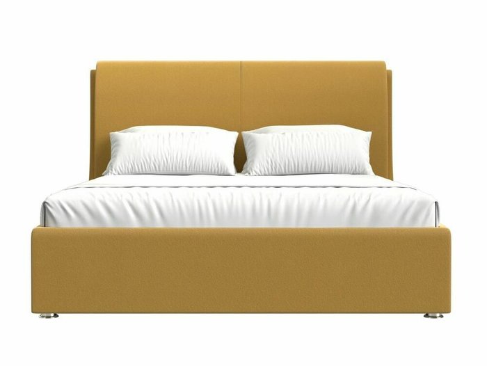 Кровать Принцесса 180х200 желтого цвета с подъемным механизмом - купить Кровати для спальни по цене 89999.0
