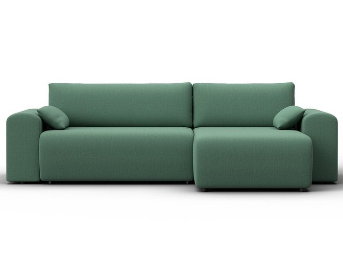 Угловой диван-кровать Лига-099 зеленого цвета - купить Угловые диваны по цене 46990 Угловой диван-кровать Лига-099 зеленого цвета - купить Угловые диваны по цене 46990