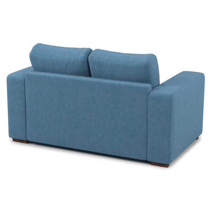 Раскладной диван Morti SFR  двухместный синего цвета - лучшие Прямые диваны в INMYROOM