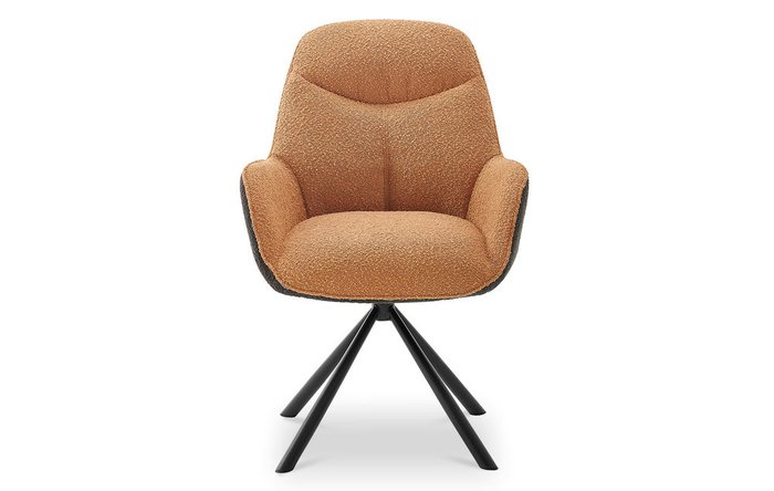 Стул вращающийся Mabe бежево-коричневого цвета  - купить Обеденные стулья по цене 23842.0