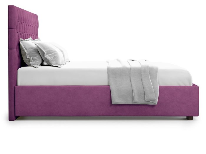 Кровать с подъемным механизмом Nemi 180х200 фиолетового цвета - лучшие Кровати для спальни в INMYROOM