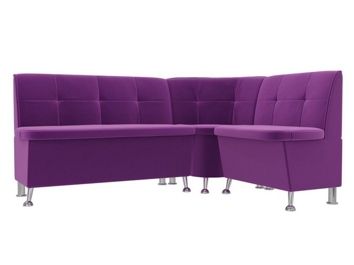 Угловой диван Феникс фиолетового цвета правый угол