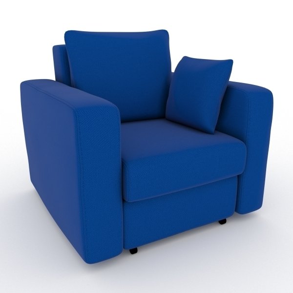 Кресло-кровать Liverpool синего цвета