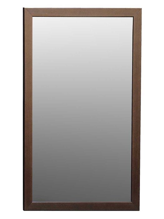 Настенное зеркало Лючия 80х130 в раме темно-коричневого цвета - купить Настенные зеркала по цене 7816.0