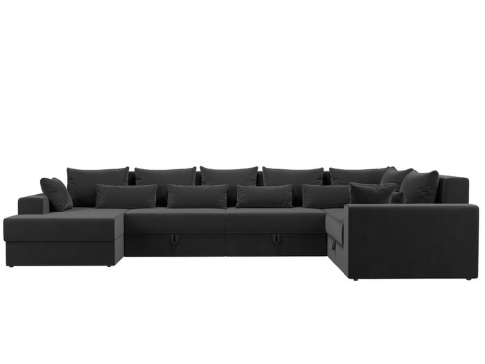 Угловой диван-кровать Мэдисон серого цвета - купить Угловые диваны по цене 82990.0