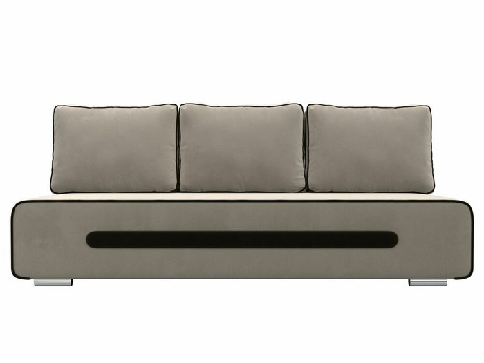 Прямой диван-кровать Приам бежевого цвета - купить Прямые диваны по цене 33999.0
