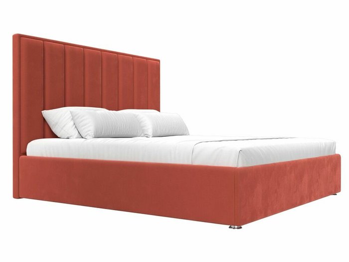 Кровать Афродита 180х200 кораллового цвета с подъемным механизмом - лучшие Кровати для спальни в INMYROOM