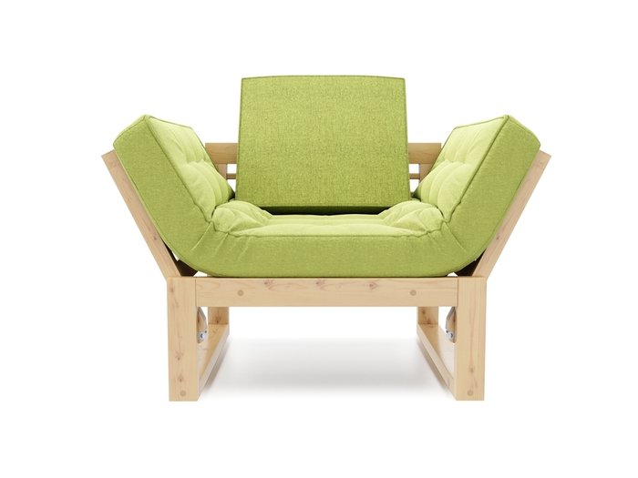 Кресло-трансформер из рогожки Балтик зеленого цвета - купить Интерьерные кресла по цене 24990.0