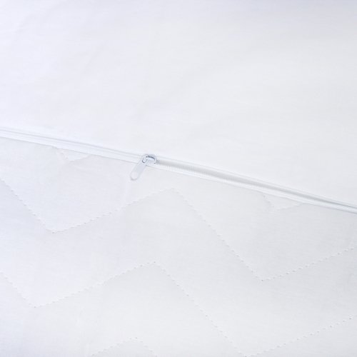 Пододеяльник 'Цвет эмоций' 205х210 стеганый на молнии Зима-лето, поплин, 100% хлопок, пл. 110 гр./кв. м., 'Белый' - лучшие Пододеяльники в INMYROOM