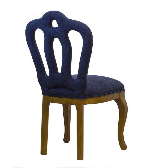 Стул темно-синий велюровый - лучшие Обеденные стулья в INMYROOM
