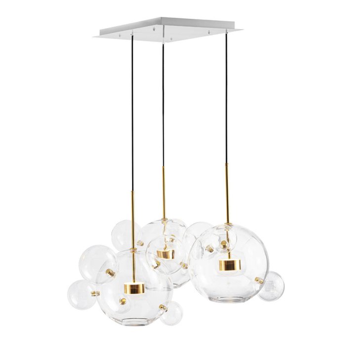 Подвесная люстра Bolle 2027-S3 (стекло, цвет прозрачный)