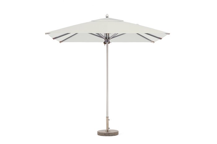 Зонт уличный белого цвета 300х300