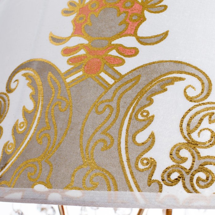 Подвесная люстра Arte Lamp Armonico с белым абажуром - лучшие Подвесные люстры в INMYROOM