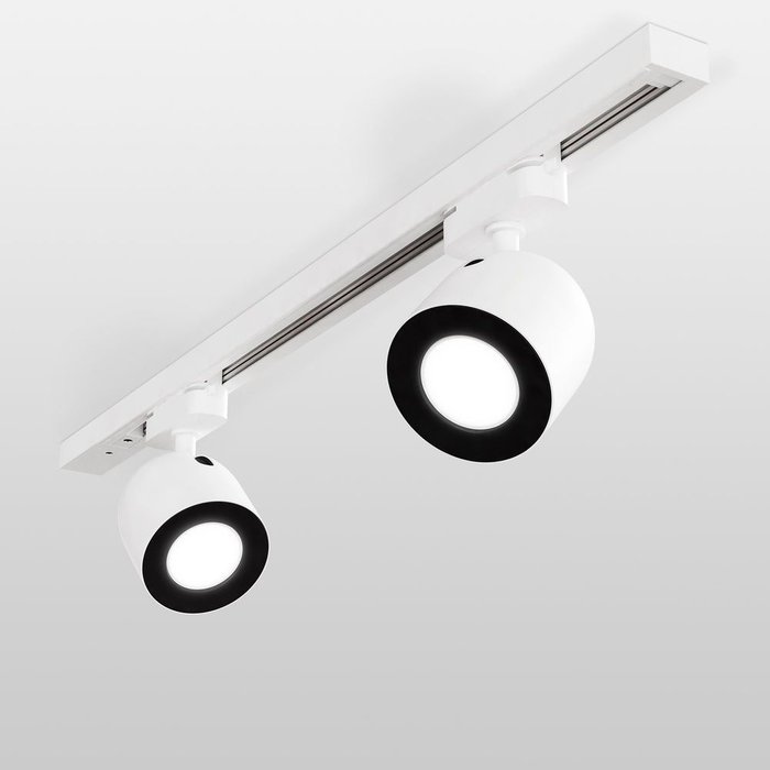 Трековый светильник Ogma белого цвета для однофазного шинопровода - лучшие Трековые светильники в INMYROOM