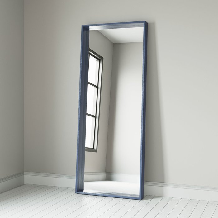 Зеркало Quadro в раме белого цвета - лучшие Напольные зеркала в INMYROOM