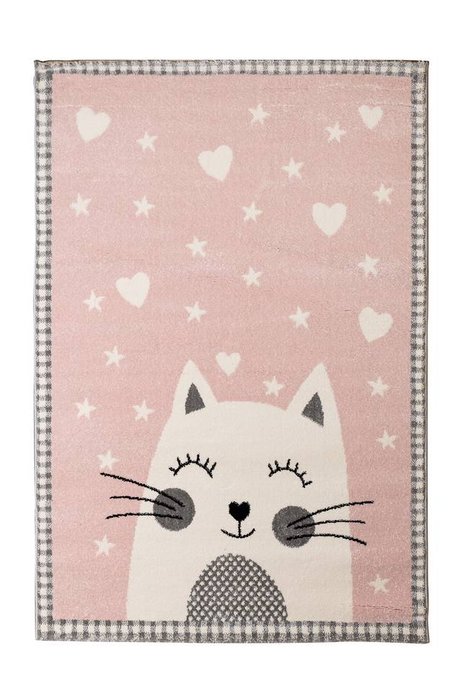 Ковер My kitty 160х230 розового цвета Ковер My kitty 160х230 розового цвета