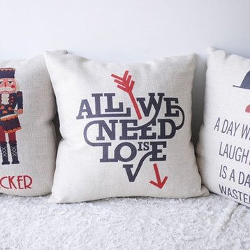 Чехол для подушки "All we need is love"