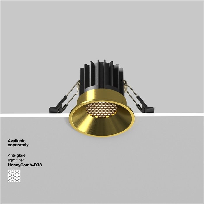 Встраиваемый светильник Technical DL058-7W3K-BS Round Downlight - лучшие Встраиваемые споты в INMYROOM
