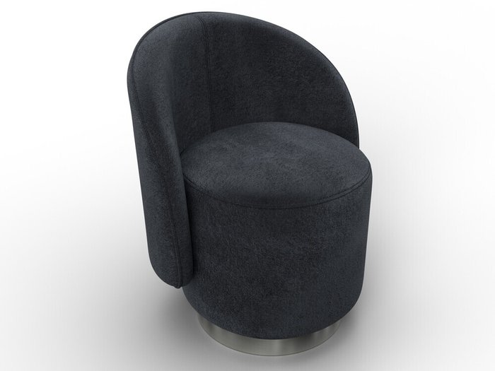 Кресло Лига-108 темно-серого цвета - лучшие Интерьерные кресла в INMYROOM