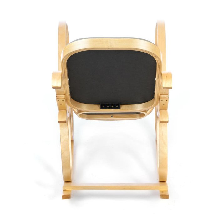 Кресло-качалка серо-бежевого цвета - лучшие Интерьерные кресла в INMYROOM