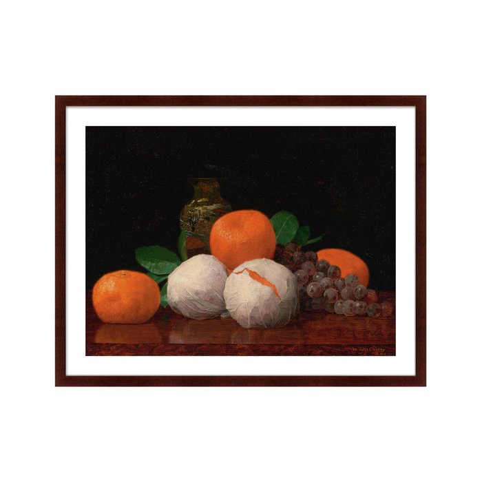 Репродукция картины Still life with wrapped tangerines 1889 г. - купить Картины по цене 12999.0