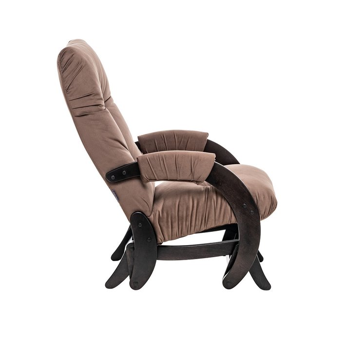 Кресло-глайдер Модель 68 шоколадного цвета - лучшие Интерьерные кресла в INMYROOM