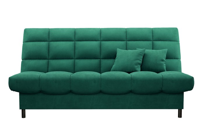 Диван-кровать Юта зеленого цвета - купить Прямые диваны по цене 32990.0
