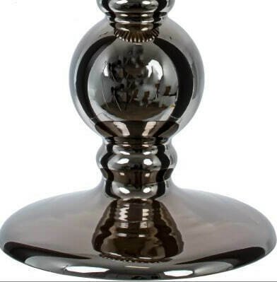 Стеклянная ваза бежево-серого цвета - купить Вазы  по цене 5233.0
