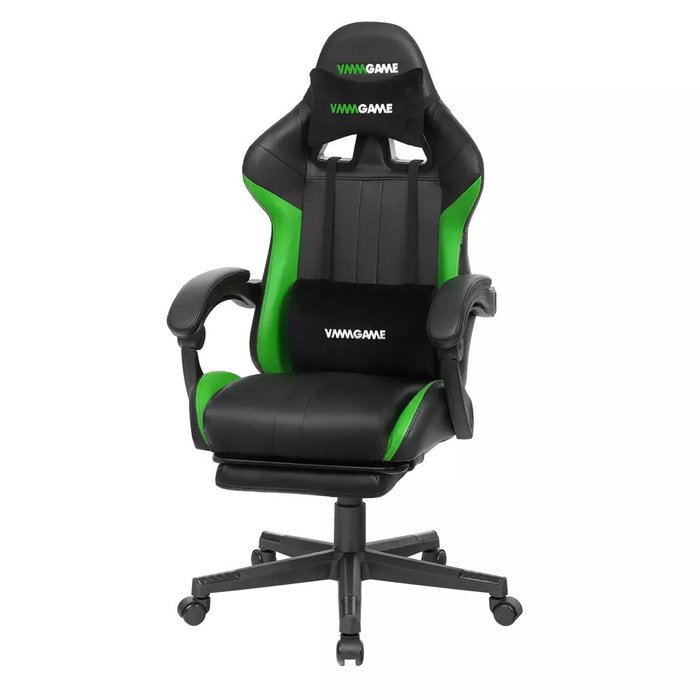 Игровое компьютерное кресло Throne черно-зеленого цвета - лучшие Офисные кресла в INMYROOM