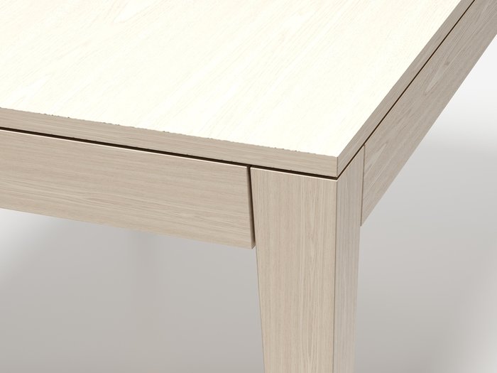 Раскладной обеденный стол Lemar белого цвета - лучшие Обеденные столы в INMYROOM