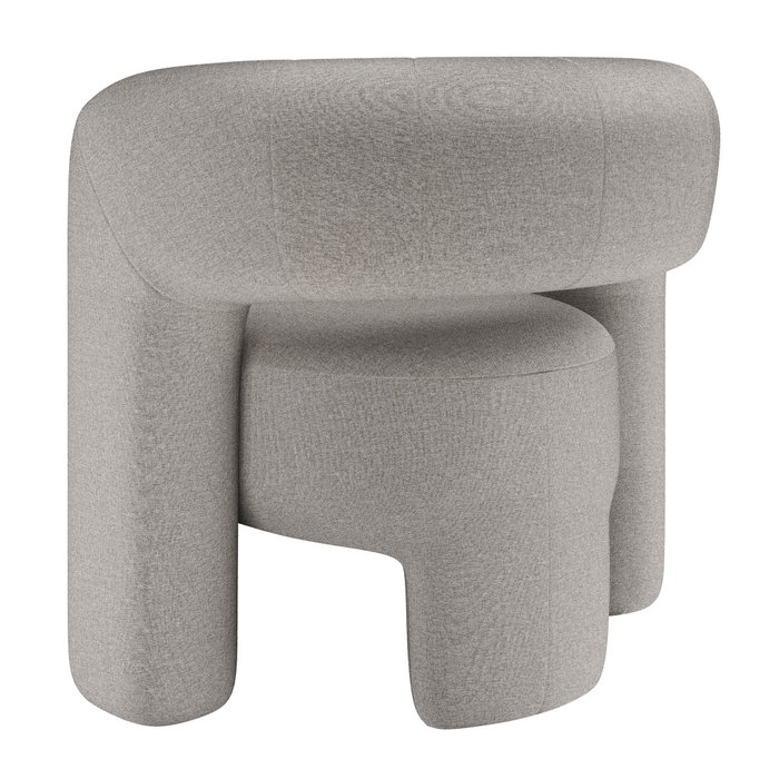 Кресло Zampa серого цвета - купить Интерьерные кресла по цене 36914.0