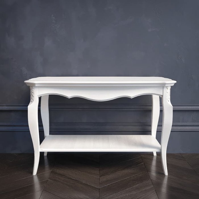 Стол Akrata белого цвета  - лучшие Кофейные столики в INMYROOM