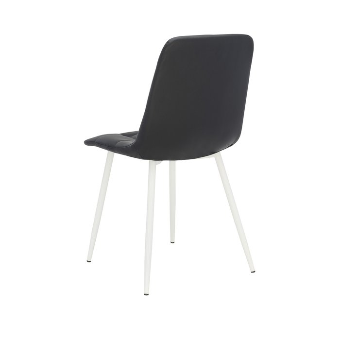 Обеденный стул Скай экокожа черного цвета - купить Обеденные стулья по цене 4127.0