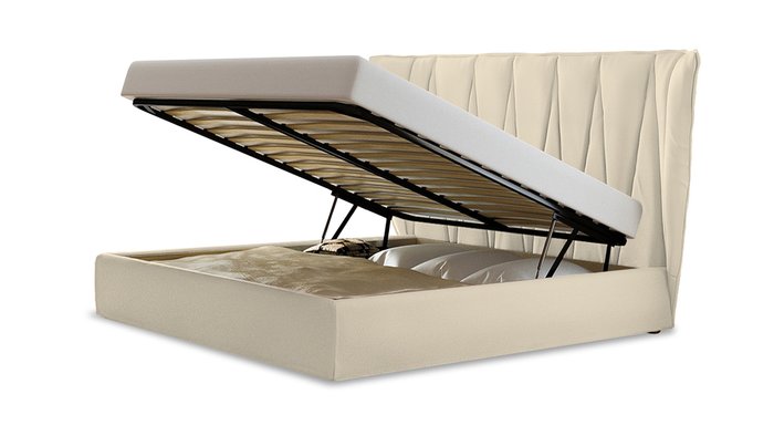 Кровать Ананке 180х200 кремового цвета - лучшие Кровати для спальни в INMYROOM