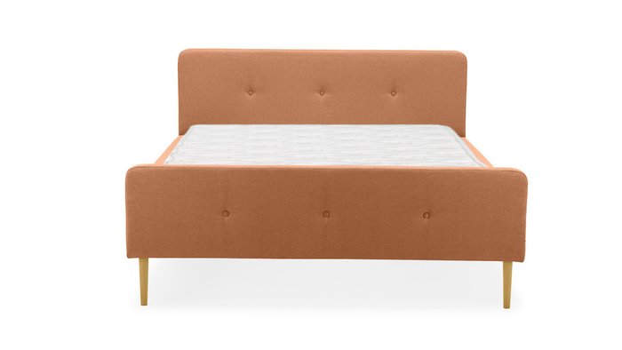 Кровать Левита 180х200 оранжевого цвета  - купить Кровати для спальни по цене 53800.0