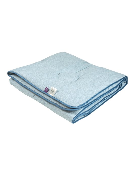 Одеяло стеганое теплое Melange 200х220 голубого цвета