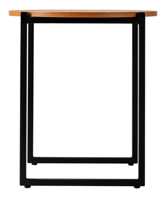Стол кофейный Clio черно-коричневого цвета - лучшие Кофейные столики в INMYROOM