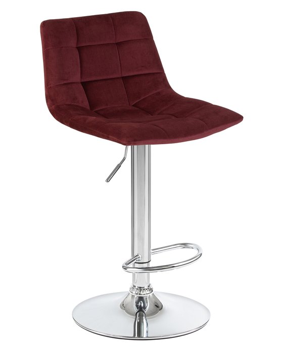 Стул барный Tailor бордового цвета - купить Барные стулья по цене 7570.0